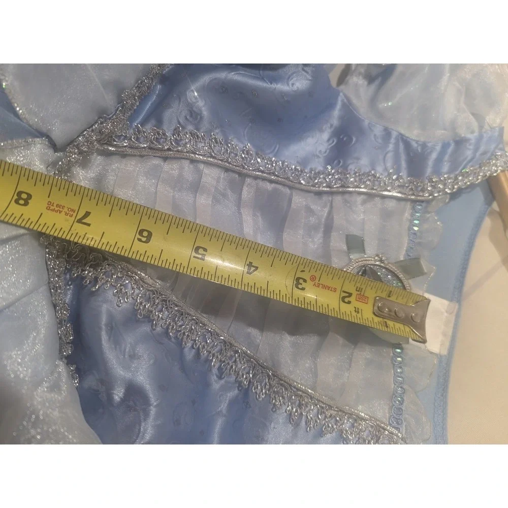 Disney Store Cinderella Dress Costume Halloween Blue Tulle Girls Size 3